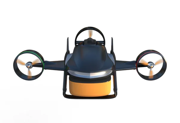 Drone avec mode hybride qui peut soulever verticalement et voler comme un avion normal. Concept de livraison rapide . — Photo