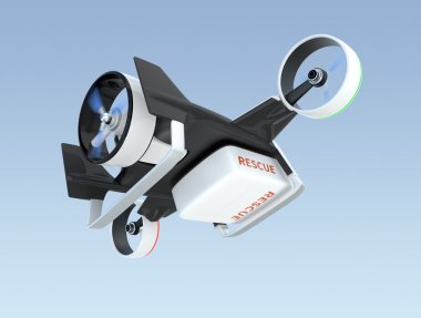 Gökyüzünde uçan hibrid dron
