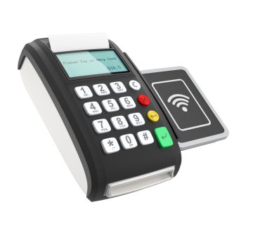 POS cihazı ile dokunmatik nfc sistem için daha az ped