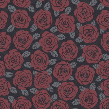 Kusursuz tekrarlayan gül deseni