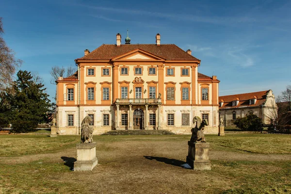 Libechov Ancien Château Baroque Abandonné Bohême Centrale République Tchèque Immeuble — Photo