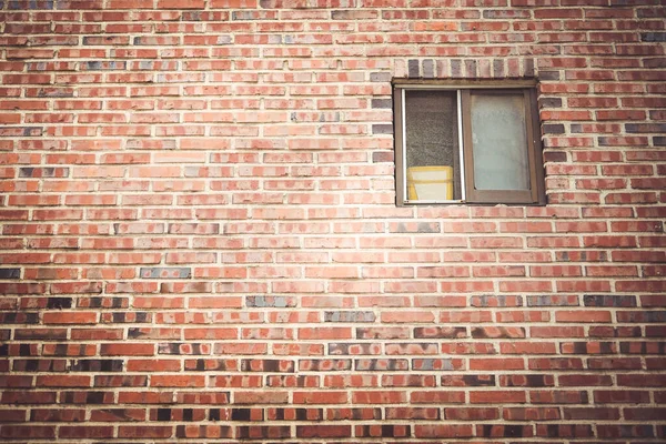 Pattern Brick Wall One Old Window — Stock Photo, Image