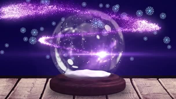 Цифровая Анимация Поздравления Днем Рождения Ретро Речи Пузырь Против Нескольких — стоковое видео