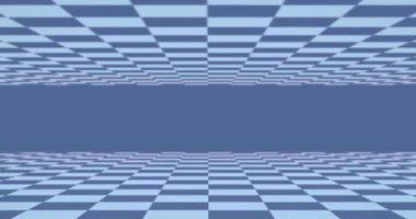 Gri arka planda ve altta gri kareler hareket ediyor. Vintage renk ve hareket konsepti dijital olarak oluşturuldu.