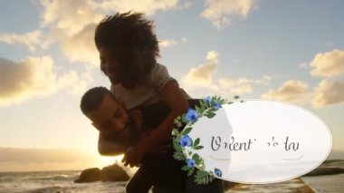 Sevgililer Günü 'nün animasyonu oval kartta, aşık bir çiftin üzerinde çiçeklerle birlikte yazılıydı. Kadını deniz yoluyla sırtında taşıyordu. Sevgililer Günü kutlaması konsepti dijital olarak oluşturuldu.