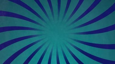 Yumuşak mavi antika arka planda dönen mavi çizgilerin animasyonu. Klasik renk ve hareket konsepti dijital olarak oluşturulmuş video.