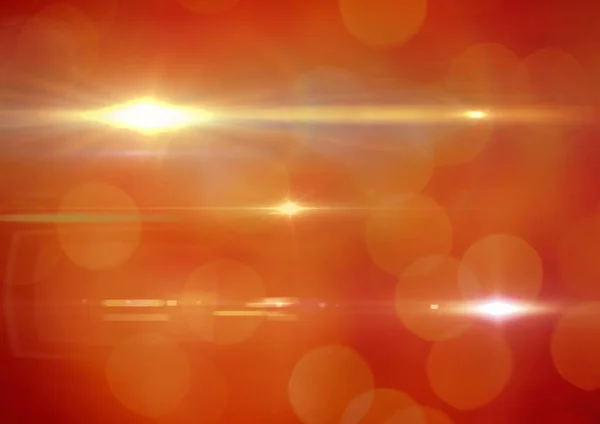 Gloeiende Oranje Vlekken Van Licht Lichte Sporen Oranje Achtergrond Licht — Stockfoto