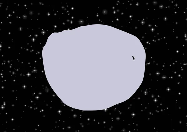 Flieder Flattern Mit Kopierraum Nachthimmel Mit Sternen Raum Und Galaxienkonzept — Stockfoto