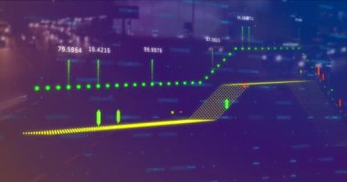 Animasyon grafikleri ve istatistikleri hızlı ileri saralım. dijital arayüz video oyunu konsepti dijital olarak oluşturuldu.