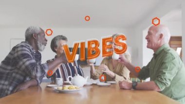 Son sınıf arkadaşlarının evde çay fincanlarıyla tost yapmaları üzerine yazılan titreşimlerin animasyonu. Retro iletişim konsepti dijital olarak oluşturulmuş video.