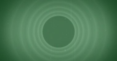 Kaliteli yeşil daireler yerine finis metin animasyonu. Retro sinematografi ve film konsepti dijital olarak oluşturulmuş video.