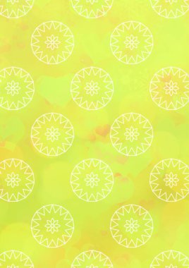 Beyaz yuvarlak süslemeler ve yeşil arka plandaki kalplerin kompozisyonu. parti, dekorasyon ve kutlama konsepti dijital olarak oluşturulmuş görüntü.