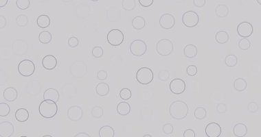 Gri arka planda çoklu mavi dairesel şekillerin dijital animasyonu. Kusursuz desenli çizimler