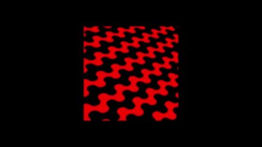 Siyah arkaplanda kırmızı afişe karşı teşekkür mesajının dijital animasyonu. bilgisayar arayüzü ve video oyunu kavramı