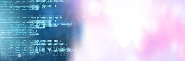 Számítógépes Kódfeldolgozás Fekete Rózsaszín Háttérrel Programkódolás Technológiai Koncepció Digitálisan Generált — Stock Fotó