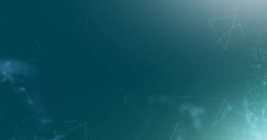 Parlak mavi arka planda dönen DNA yapısının animasyonu. küresel bilim, teknoloji ve dijital arayüz kavramı dijital olarak oluşturulmuş video.