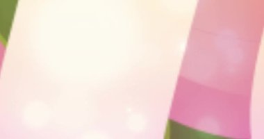 Satış metninin turuncu arka plandaki çiçeklerin üzerinde beyaz harflerle canlandırılması. alışveriş, perakende ve tasarruf konsepti dijital olarak oluşturulmuş video.