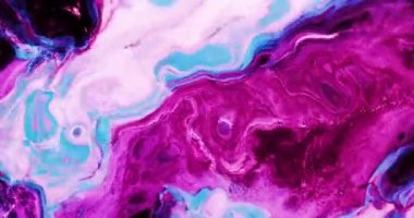 Renkli akışkan sıvı doku efektinin dijital animasyonu. doku ve tasarım ile teknoloji arkaplanı