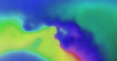 Renkli akışkan sıvı doku efektinin dijital animasyonu. doku ve tasarım ile teknoloji arkaplanı