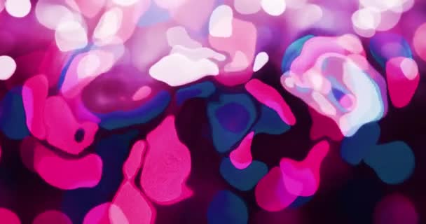 Digitale Animation Des Farbenfrohen Flüssigen Textur Effekts Hintergrund Technologie Hintergrund — Stockvideo
