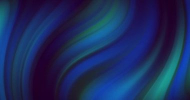 Siyah arkaplanda hareket eden yeşil ve mavi dijital dalgaların dijital animasyonu. doku ve tasarım ile teknoloji arkaplanı