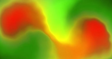 Renkli akışkan sıvı doku efektinin dijital animasyonu. doku ve tasarım ile teknoloji arkaplanı