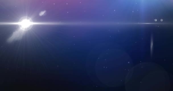 Animace Symbolu Hvězdy Libra Nad Zářícími Hvězdami Horoskop Koncepce Znamení — Stock video