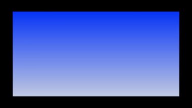 Yumuşak mavi ile beyaz arkaplanı karıştırma animasyonu açılıyor, sonra da siyah arkaplana kapanıyor. renk, hareket ve değişim konsepti, dijital olarak oluşturulmuş video.