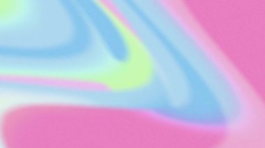 Yavaşça hareket eden pastel pembe, mavi ve yeşil organik yapışkan formların animasyonu. renk, hareket ve değişim konsepti, dijital olarak oluşturulmuş video.