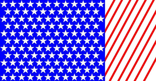 Composição Estrelas Bandeira Americana Listras Fundo Modelado Patriotismo Conceito Padrão — Fotografia de Stock