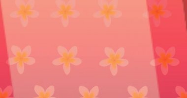 Arka planda çiçeklerin üzerinde satılık metin animasyonu. Retro satışlar, perakende satışlar ve dijital olarak oluşturulan tasarruf konsepti.