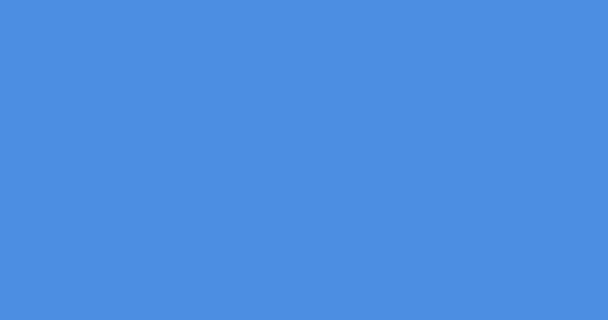 Цифровая Анимация Счастливого Трудового Текста Фейерверков Синем Фоне Американская Концепция — стоковое видео