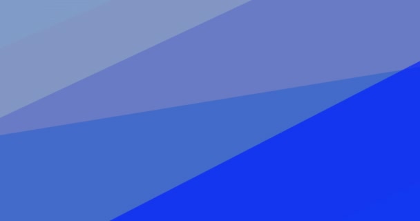 蓝色波浪在蓝色背景上移动的动画 爱国主义和庆祝概念数字生成的形象 — 图库视频影像