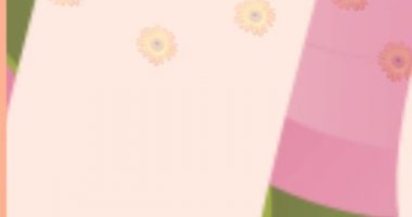 Animation of sale text over flowers moving in hypnotic motion. retail, sales and savings concept digitally generated video.