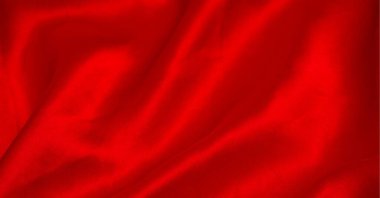 Kırmızı arkaplana karşı dalga dokusu efektinin dijital olarak oluşturulmuş görüntüsü. doku ve tasarım ile teknoloji arkaplanı