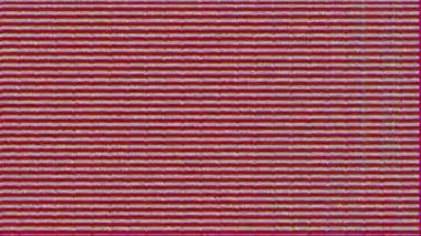 Kırmızı arkaplanda arıza olan dijital arayüz kaydının animasyonu. Veri işleme. küresel vintage bağlantılar ve dijital arayüz konsepti dijital olarak oluşturulmuş video.