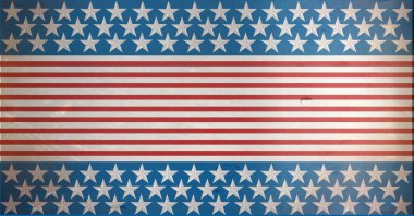 Sıkıntılı Amerikan bayrak yıldızlarının ve çizgili desenlerin bileşimi. Amerika Birleşik Devletleri vatanseverlik ve bağımsızlık kavramı dijital olarak üretilen imaj.