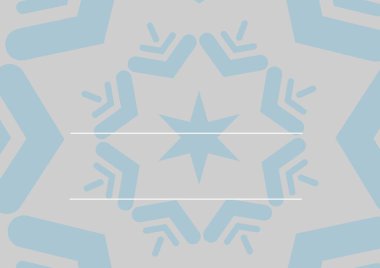 Gri arkaplana karşı mavi çiçekli tasarımın dijital olarak oluşturulmuş bir kopyası. davet kart şablonu tasarım kavramı