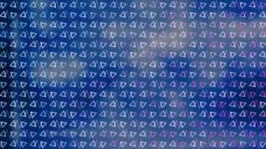 Dijital ekranların üzerinde dönen ok dizilerinin animasyonu. küresel ağ, teknoloji ve dijital arayüz kavramı dijital olarak oluşturulmuş video.