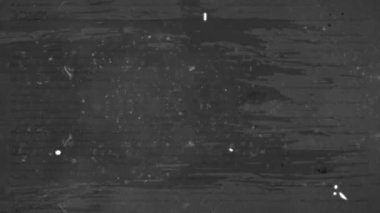 Gri sıkıntılı arka planda hipnoz hareketinde hareket eden birçok noktanın animasyonu. desen ve renk konsepti dijital olarak oluşturulmuş video.