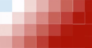 Kırmızı, beyaz ve mavi piksellerde Amerikan bayrağı olan rozet animasyonu. Vatanseverlik, bağımsızlık ve kutlama konsepti dijital olarak oluşturulmuş video.