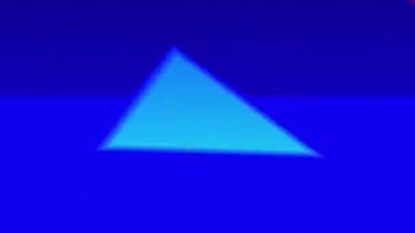 Animation of purple text sale, with colourful triangles, over orange and black swirl. retail trade sale communication concept, digitally generated video.