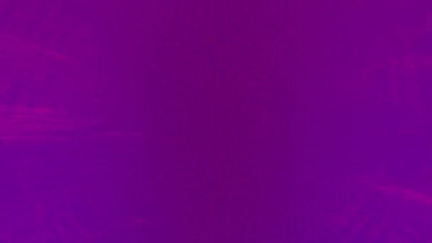 Animation Lignes Lumineuses Déplaçant Sur Fond Violet Concept Couleur Lumière — Video