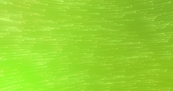Κινούμενα Σχέδια Πολλαπλών Ίχνη Πράσινου Φωτός Που Κινούνται Υπνωτική Κίνηση — Αρχείο Βίντεο