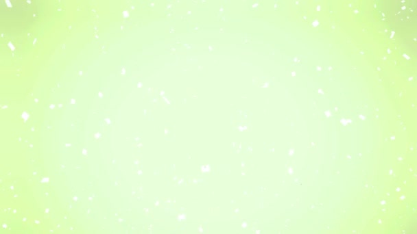 Animation Multiple White Specks Moving Green Background Pattern Colour Movement — Stok video