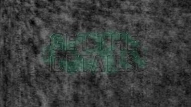 Mavi neon metnin animasyonu, gri desenli arka plan detaylarını alın. Sosyal medya ve küresel iletişim arayüzü teknolojisi kavramı dijital olarak oluşturulmuş video.