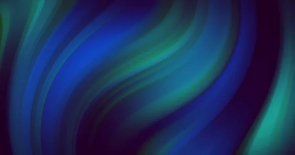 Siyah Arkaplanda Hareket Eden Yeşil Mavi Dijital Dalgaların Dijital Görüntüsü — Stok fotoğraf