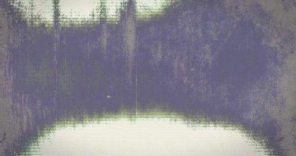 Işık Izlerinin Dijital Görüntüsü Gri Grunge Arka Planına Karşı Arıza — Stok fotoğraf