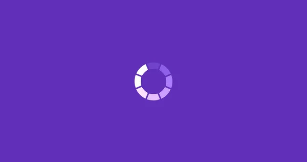 Image Loading Digital Interface Circle Flashing Purple Background Technology Computing — Stock Photo, Image