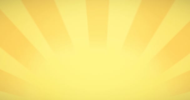 Цифровая Анимация Иконки Учебника Поверх Белого Круглого Баннера Желтом Радиальном — стоковое видео
